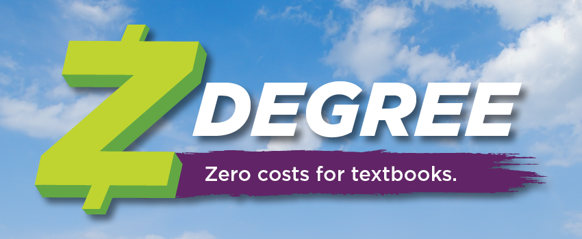 Z-degree Zero Cost for Textbooks