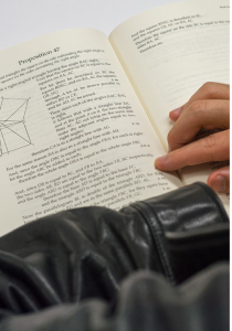 Hands and a book