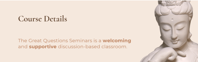 The Great Questions Classroom is a supportive and open learning environment