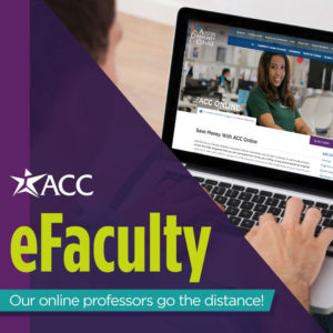 acc efaculty our online professors go the distance