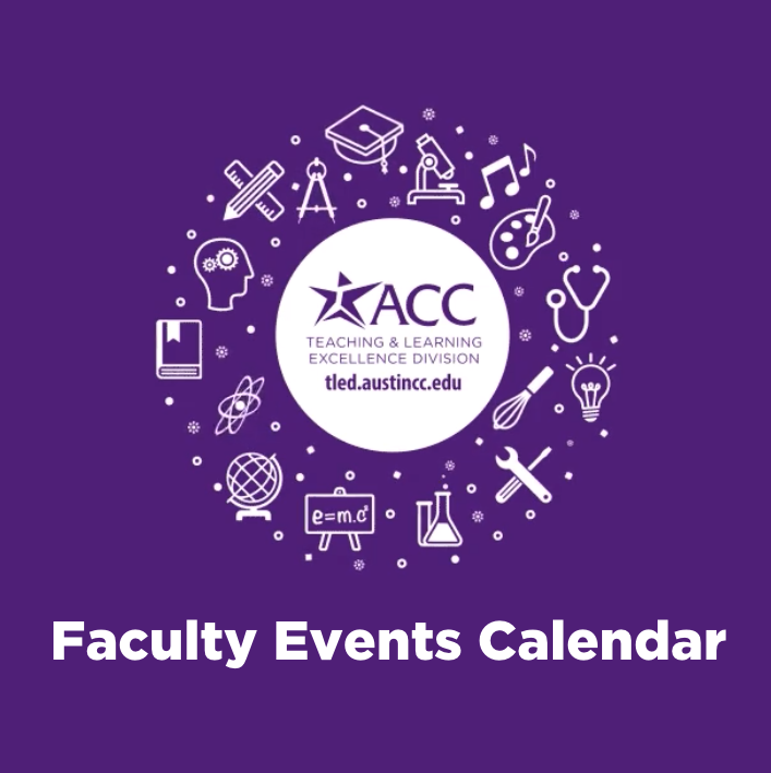 ACC TLED faculty events calendar